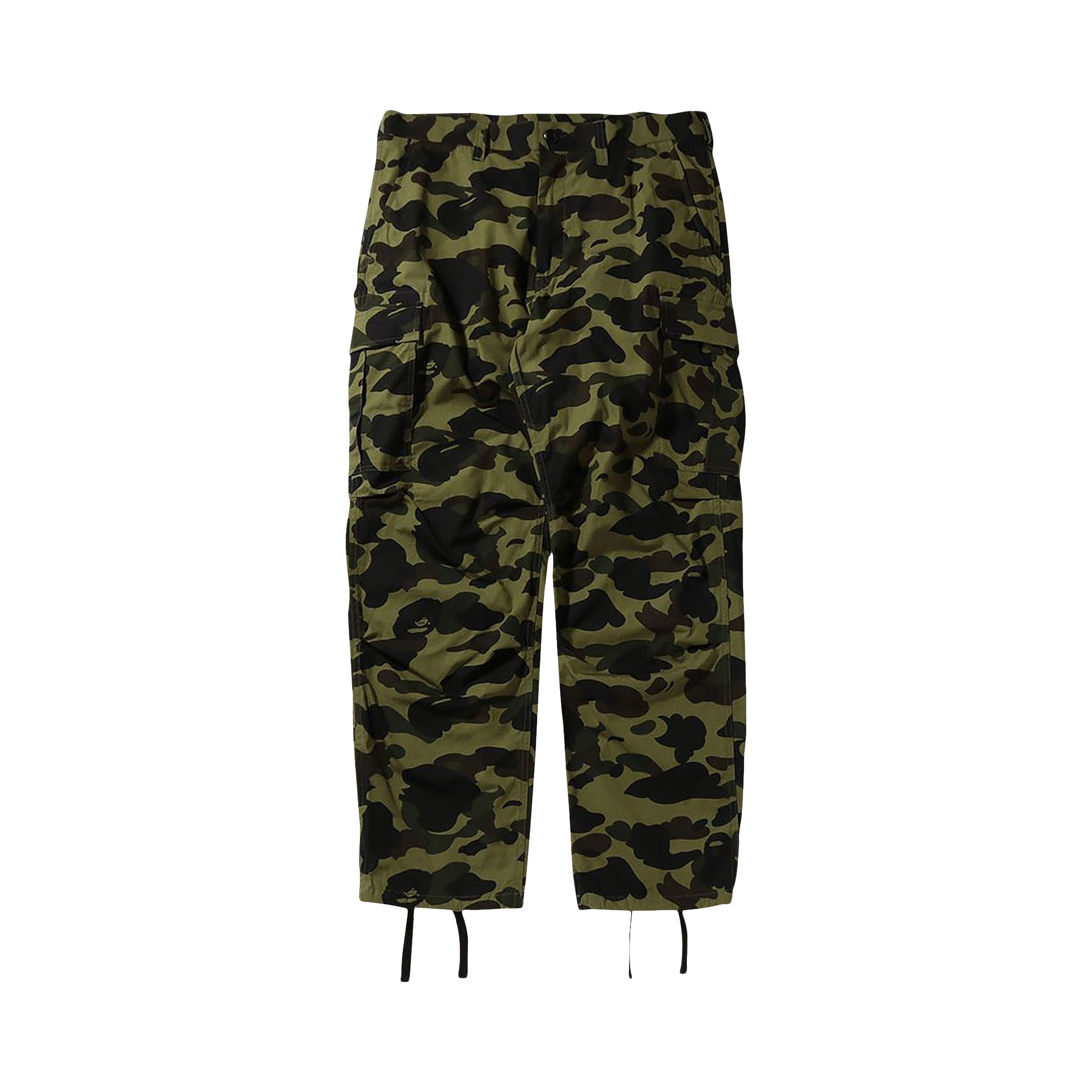 BAPE 1st Camo Cargo Pants 'Green' | Men's Size L