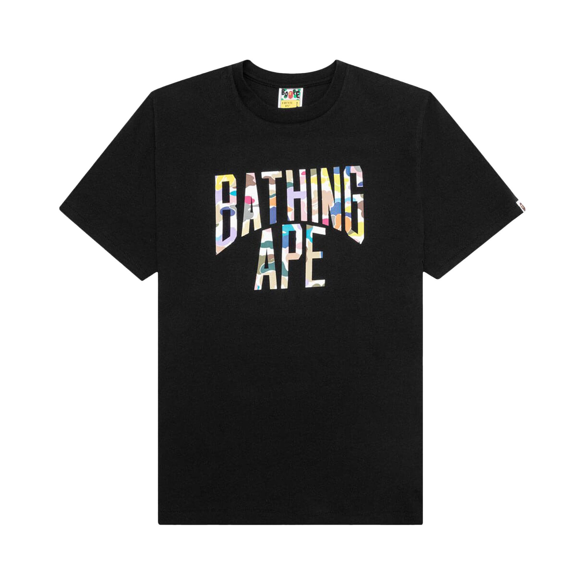 BAPE Multi Camo NYC Logo Tee 'Black' | Men's Size 2XL