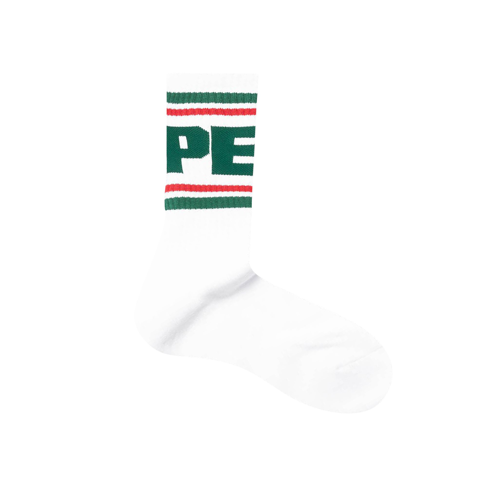 Pre-owned Bape Line Socks 'green' | Men's Size Onesize
