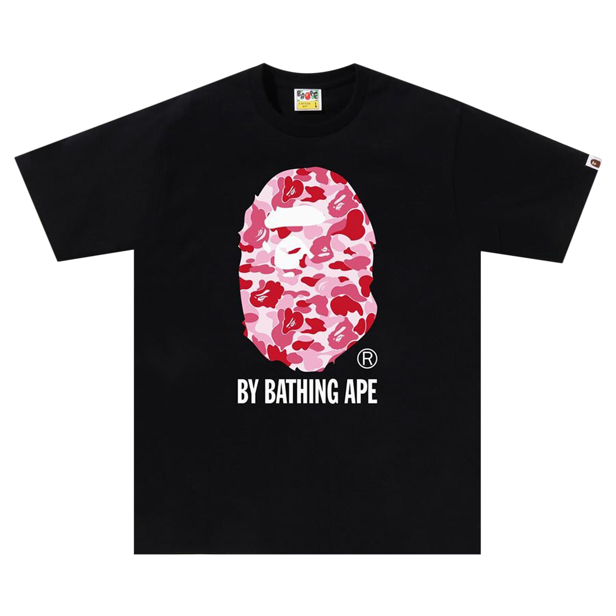 BAPE ABC Camo By Bathing Ape Tee 'Black/Pink' | Men's Size L