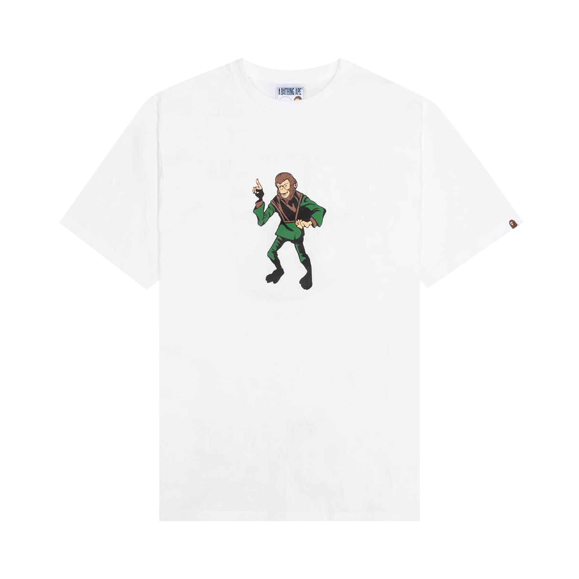 Pre-owned Bape Ape Tee 'white'
