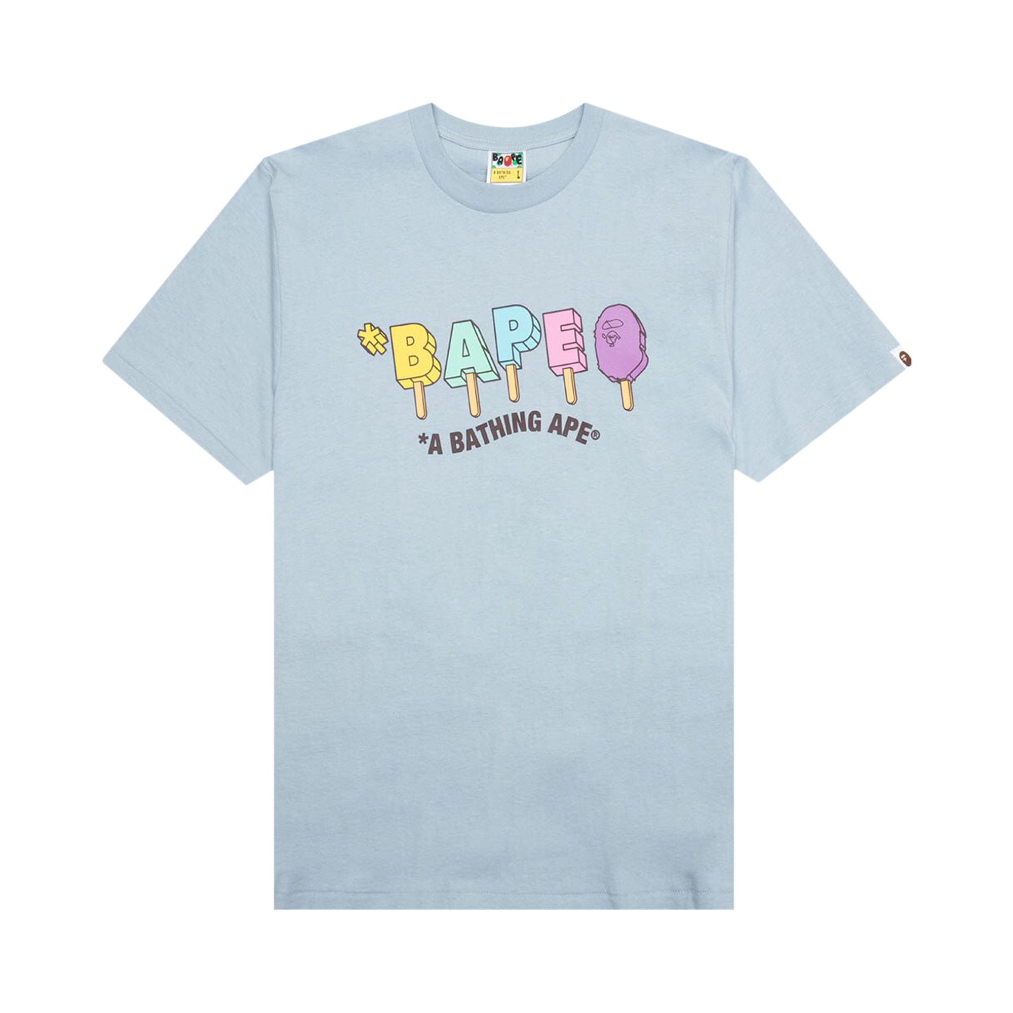 Pre-owned Bape Popsicle Tee 'blue'