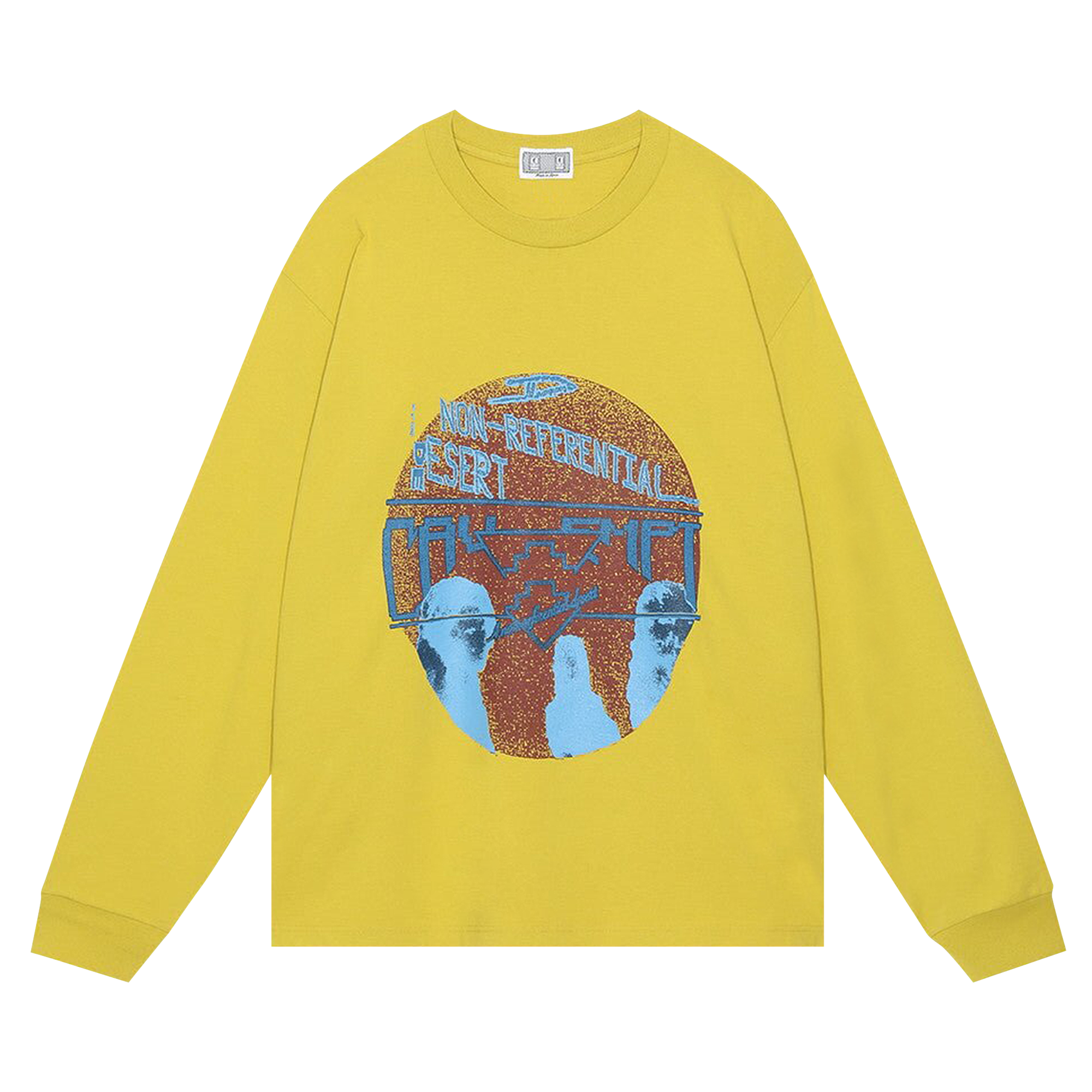 Pre-owned Cav Empt Non-referential Long-sleeve Tee 'yellow'