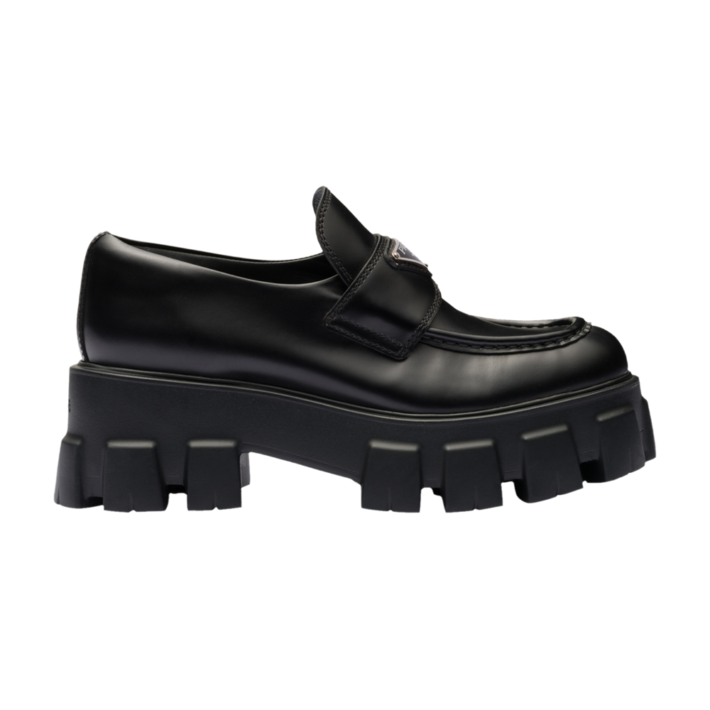 Pre-owned Prada Wmns Monolith Loafer 'black'