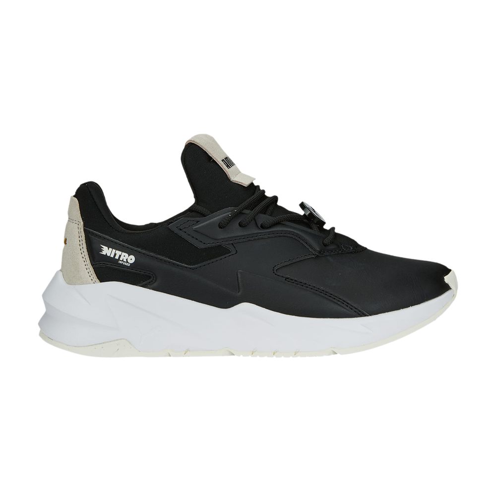 Pre-owned Puma Wmns Fier Nitro Leather 'black'