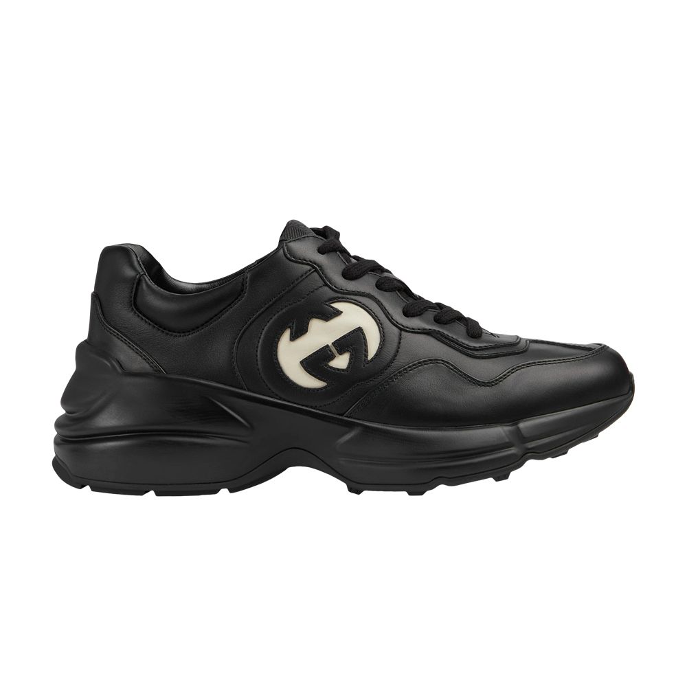 Pre-owned Gucci Wmns Rhyton Sneaker 'black Ivory'
