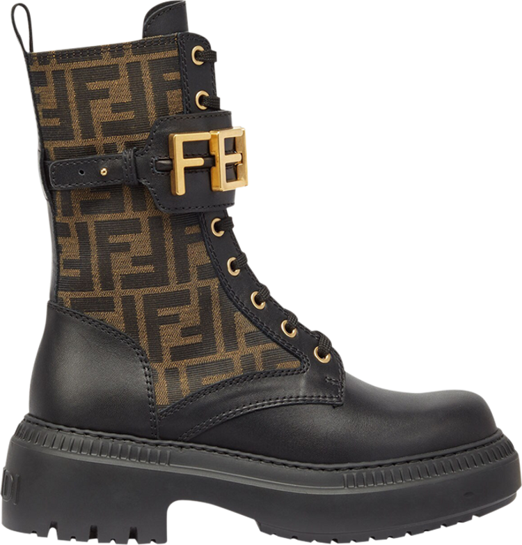 Fendi Wmns Fendigraphy Boot 'Brown FF Pattern'