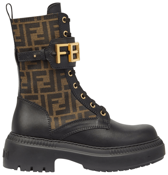 Fendi Wmns Fendigraphy Boot 'Brown FF Pattern'