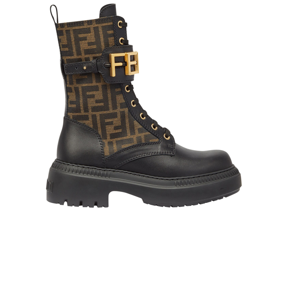 Pre-owned Fendi Wmns Graphy Boot 'brown Ff Pattern'