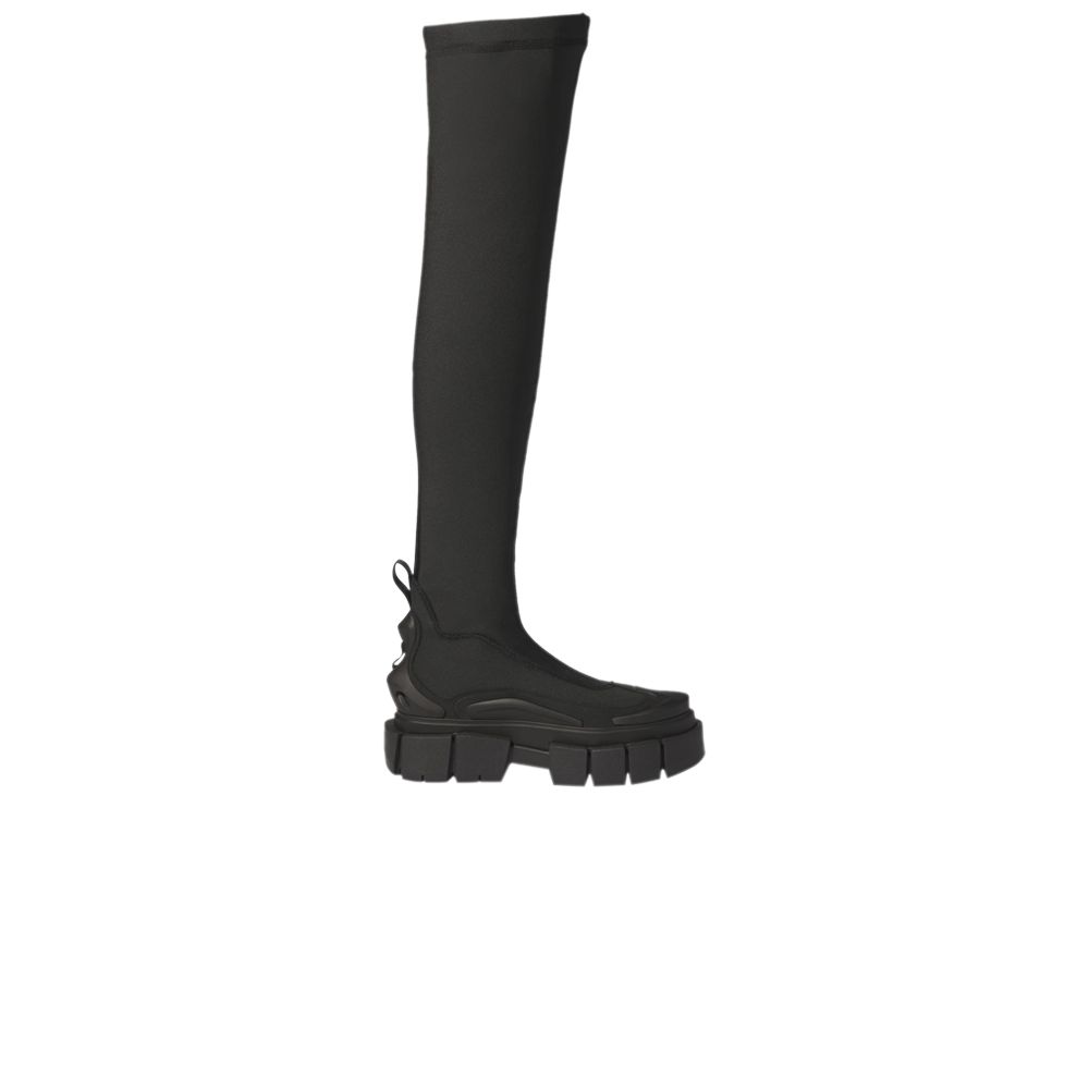 Pre-owned Adidas Originals Ivy Park X Wmns Supersleek Long Boots 'noir' In Black