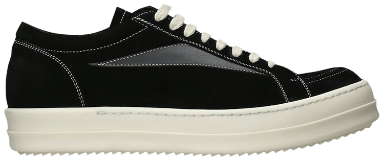 【Rick Owens】 Luxor Vintageレザースニーカー Buy Rick Owens Luxor Vintage Low 'Black' - RR02C7897 LVSCGK