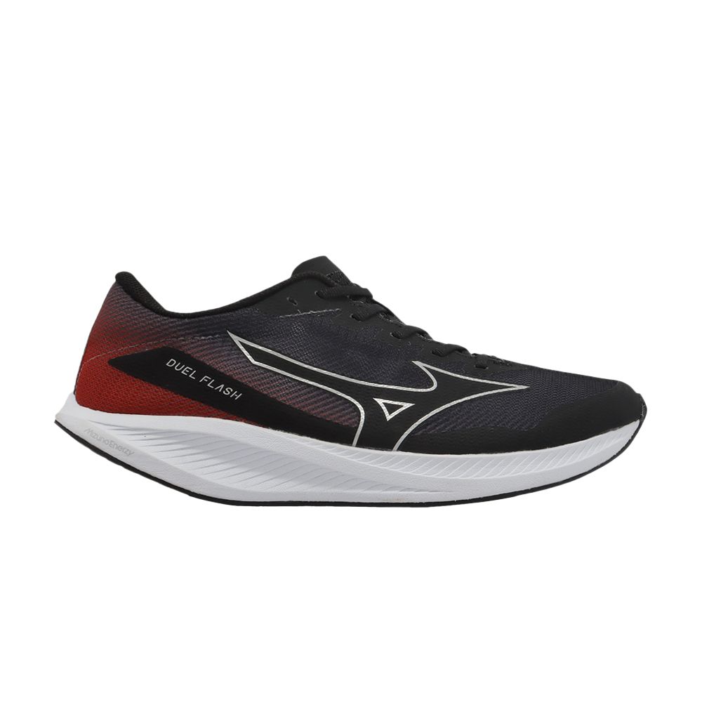 Pre-owned Mizuno Duel Flash 'black Silver Red'