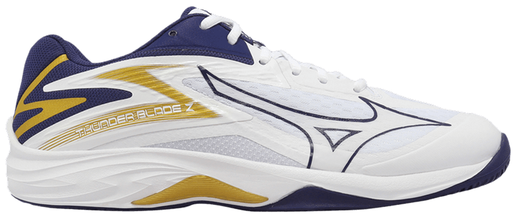 Mizuno Thunder Blade Z White Blue Ribbon