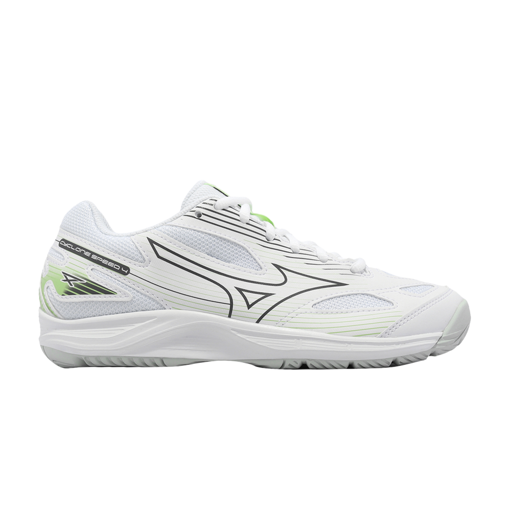 Pre-owned Mizuno Wmns Cyclone Speed 4 'white Patina Green'