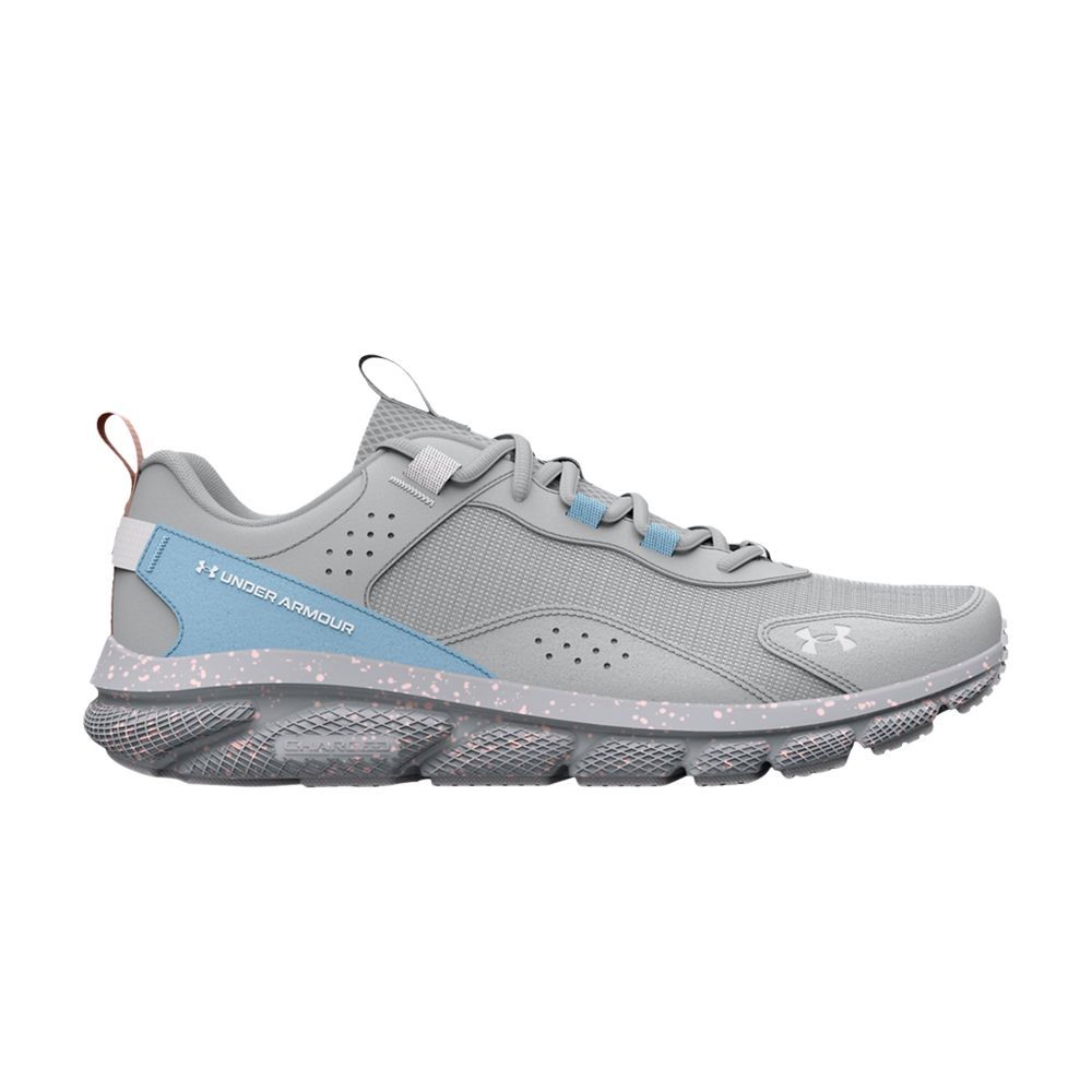Pre-owned Under Armour Wmns Charged Verssert Speckle 'mod Grey Blizzard'