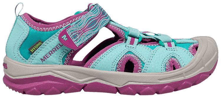 Merrell Hydro Sandal Big Kid Turquoise Purple