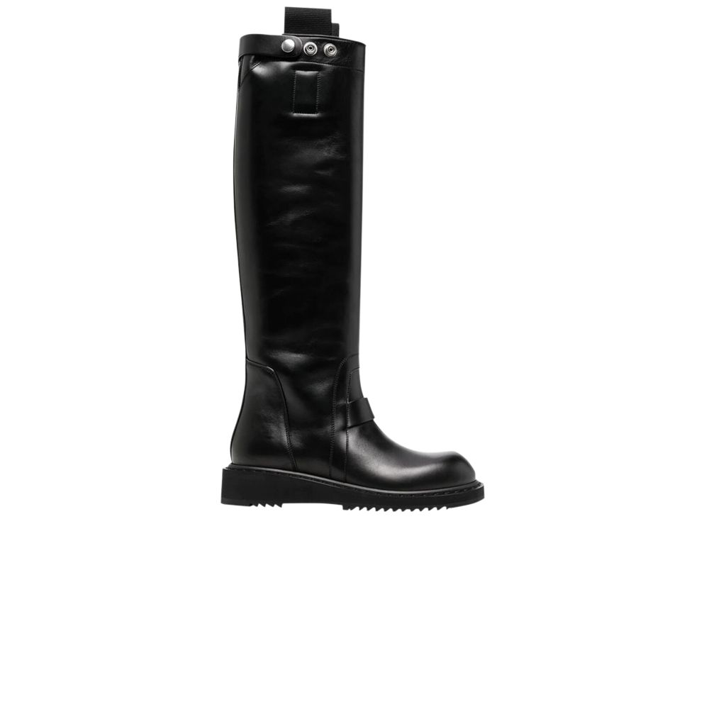 Pre-owned Rick Owens Wmns Anthem Jack Boot 'black' | Women's Size 37