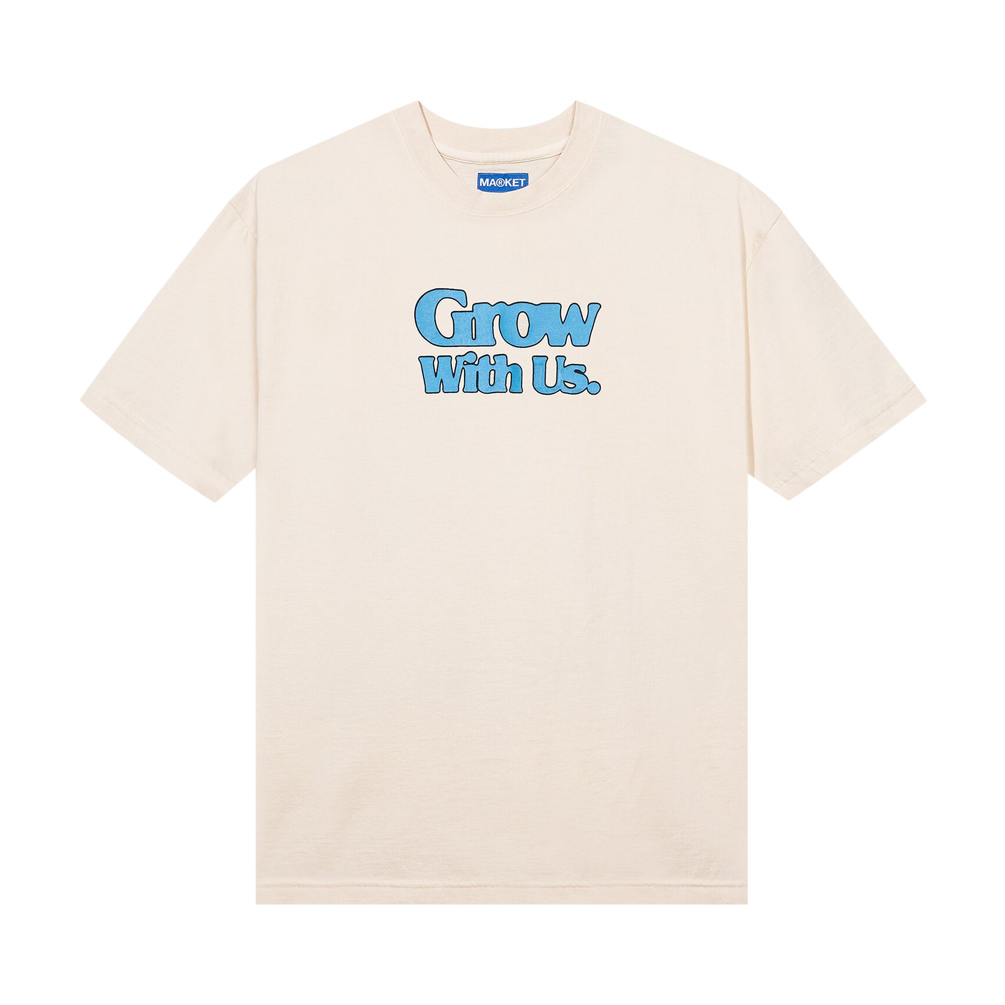Pre-owned Market Grow With Us T-shirt 'ecru' | White | Men's Size S