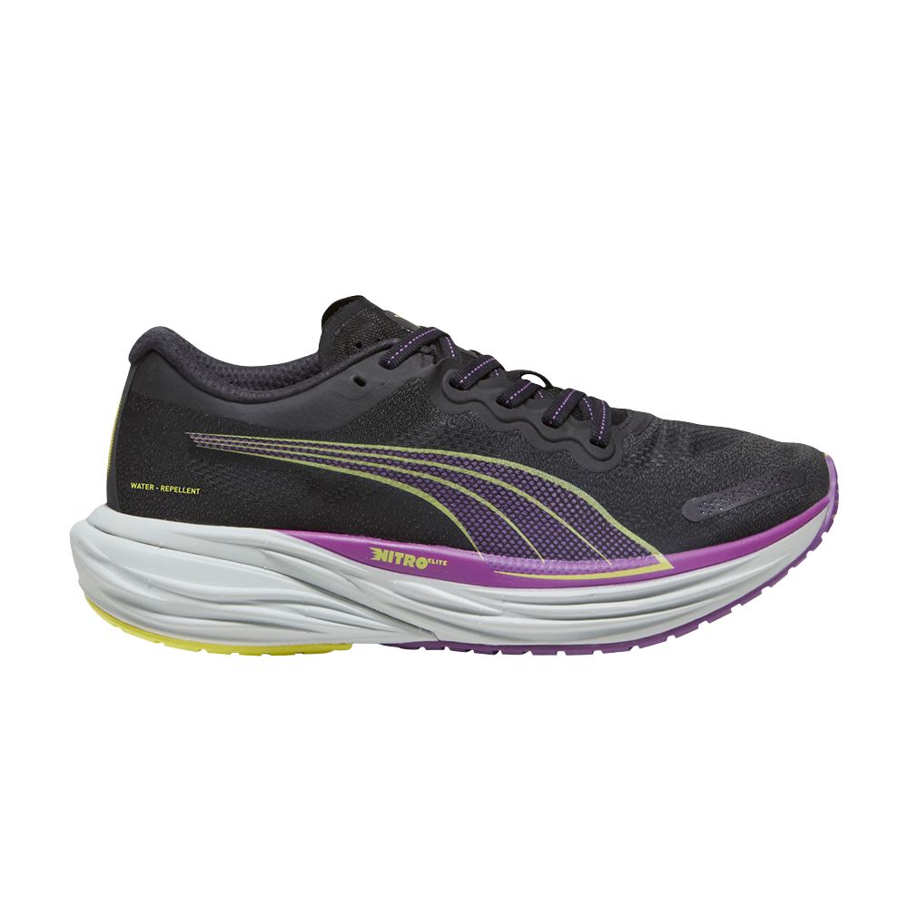 Click to view more detailed imagery on our partner's website Pre-owned Puma Wmns Deviate Nitro 2 'black Purple Pop'