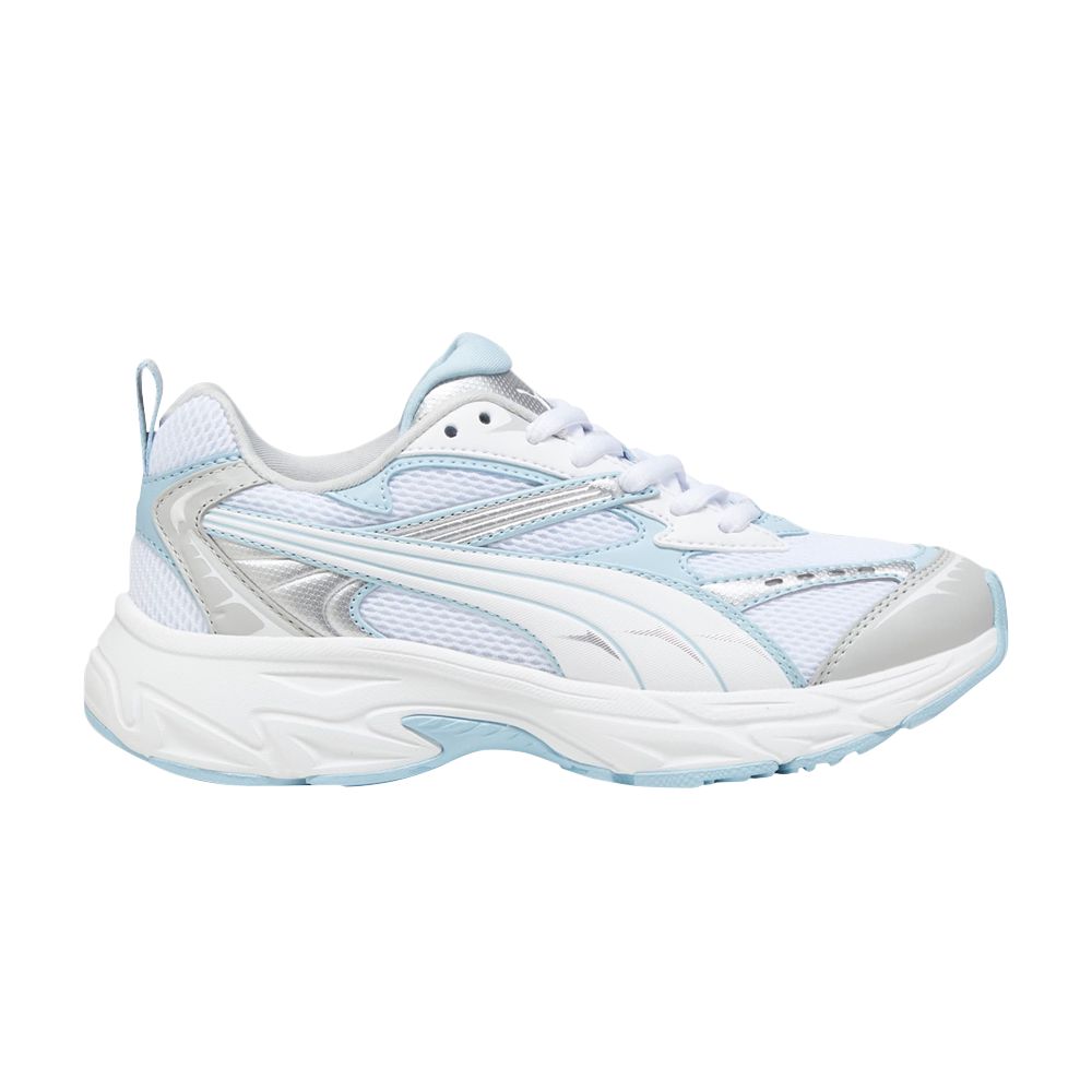 Pre-owned Puma Morphic Big Kid 'white Light Blue' | Kid's Size 5