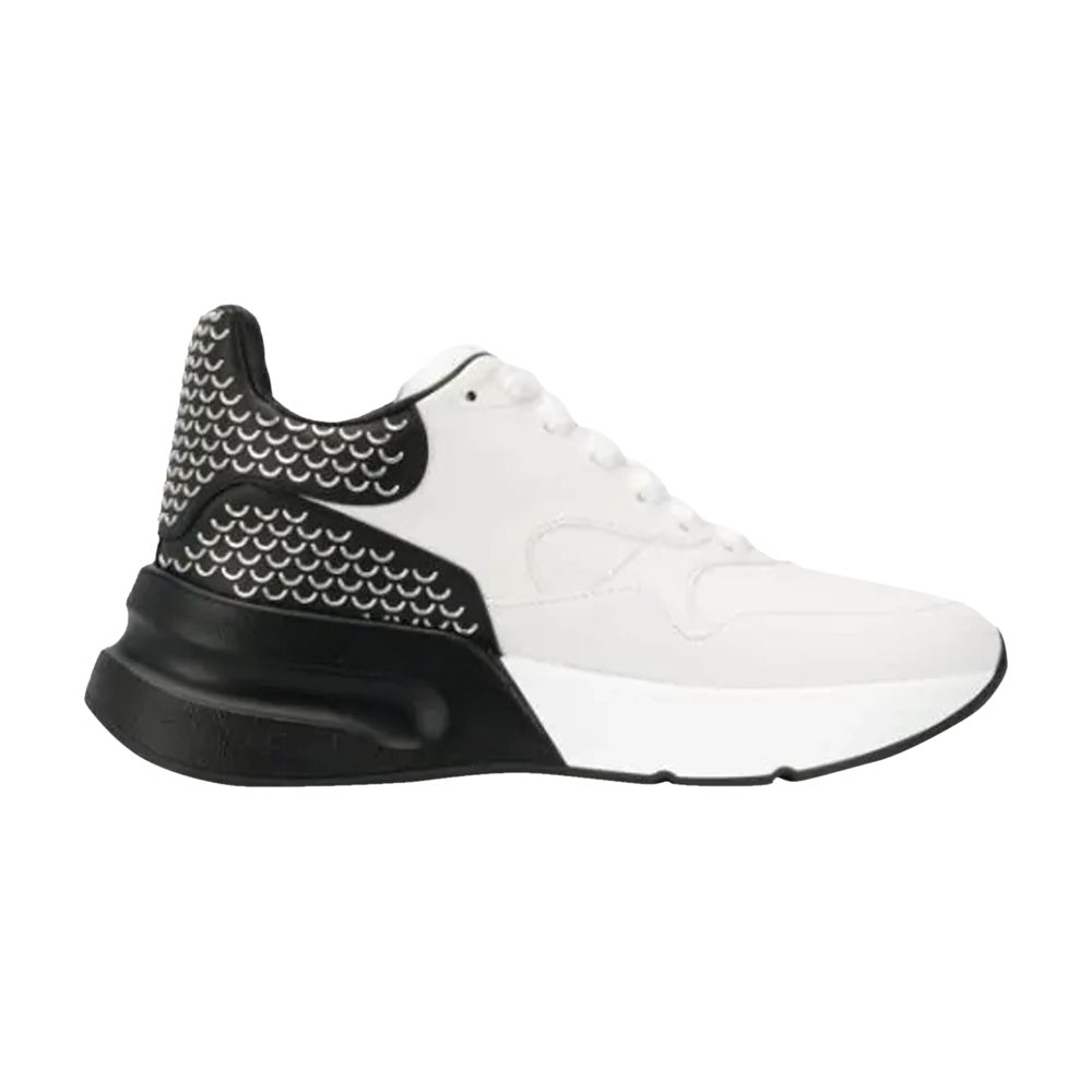 Pre-owned Alexander Mcqueen Wmns Oversized Runner 'optic White Black' | Women's Size 6