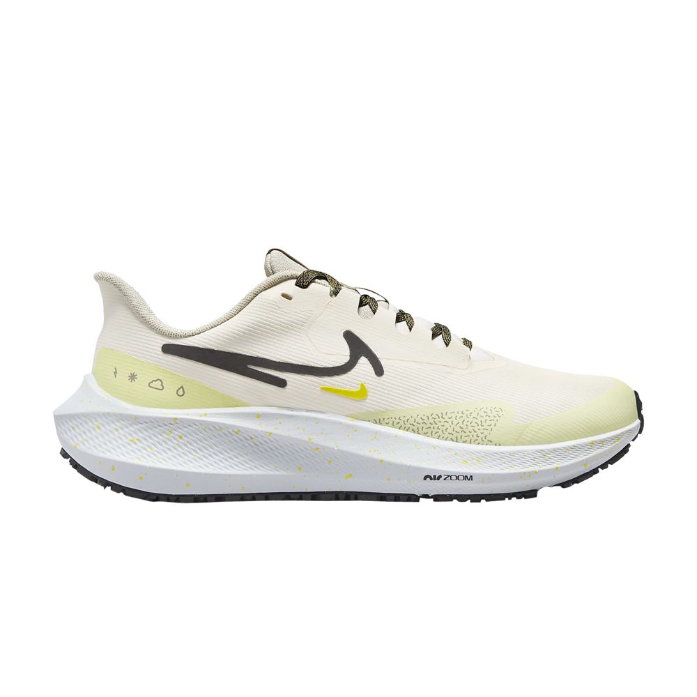 Pre-owned Nike Wmns Air Zoom Pegasus 39 Shield 'pale Ivory Luminous Green' In Cream