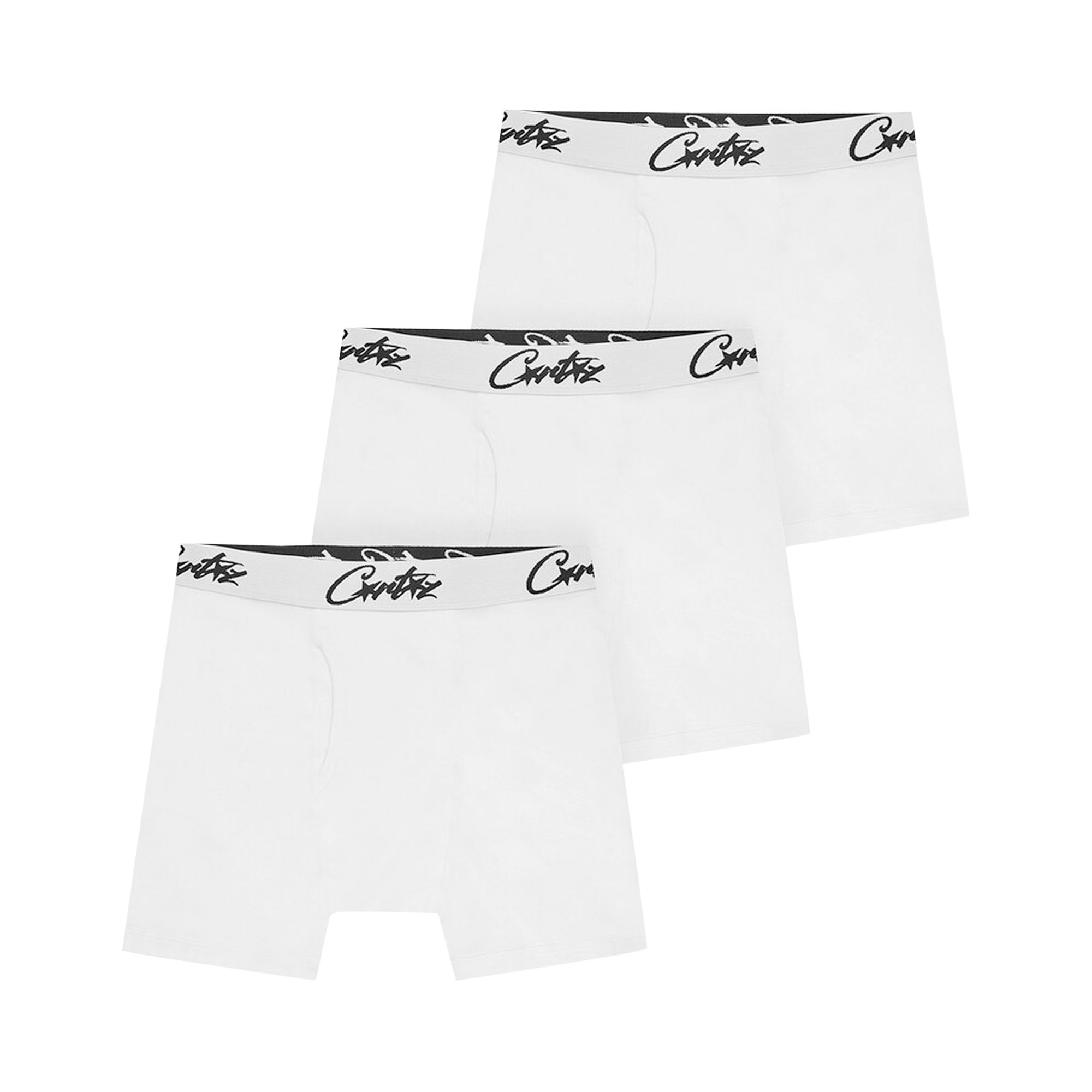 Pre-owned Corteiz Allstarz Boxers (3 Pack) 'white' | Pink | Men's Size Xl