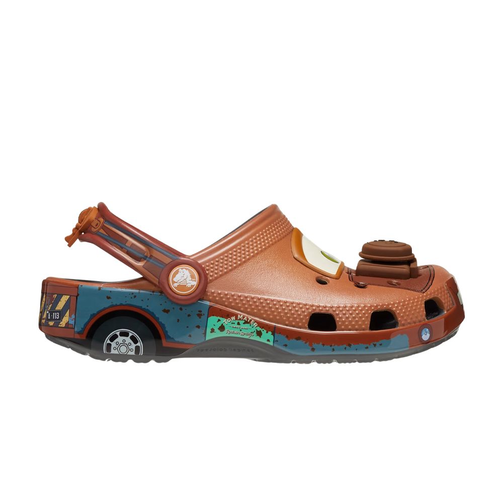 Pre-owned Crocs Cars X  Classic Clog Kids 'mater' | Brown | Kid's Size 5