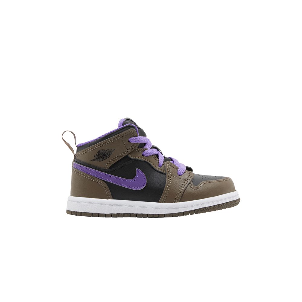 Pre-owned Air Jordan 1 Mid Td 'palomino' | Brown | Infant Size 9