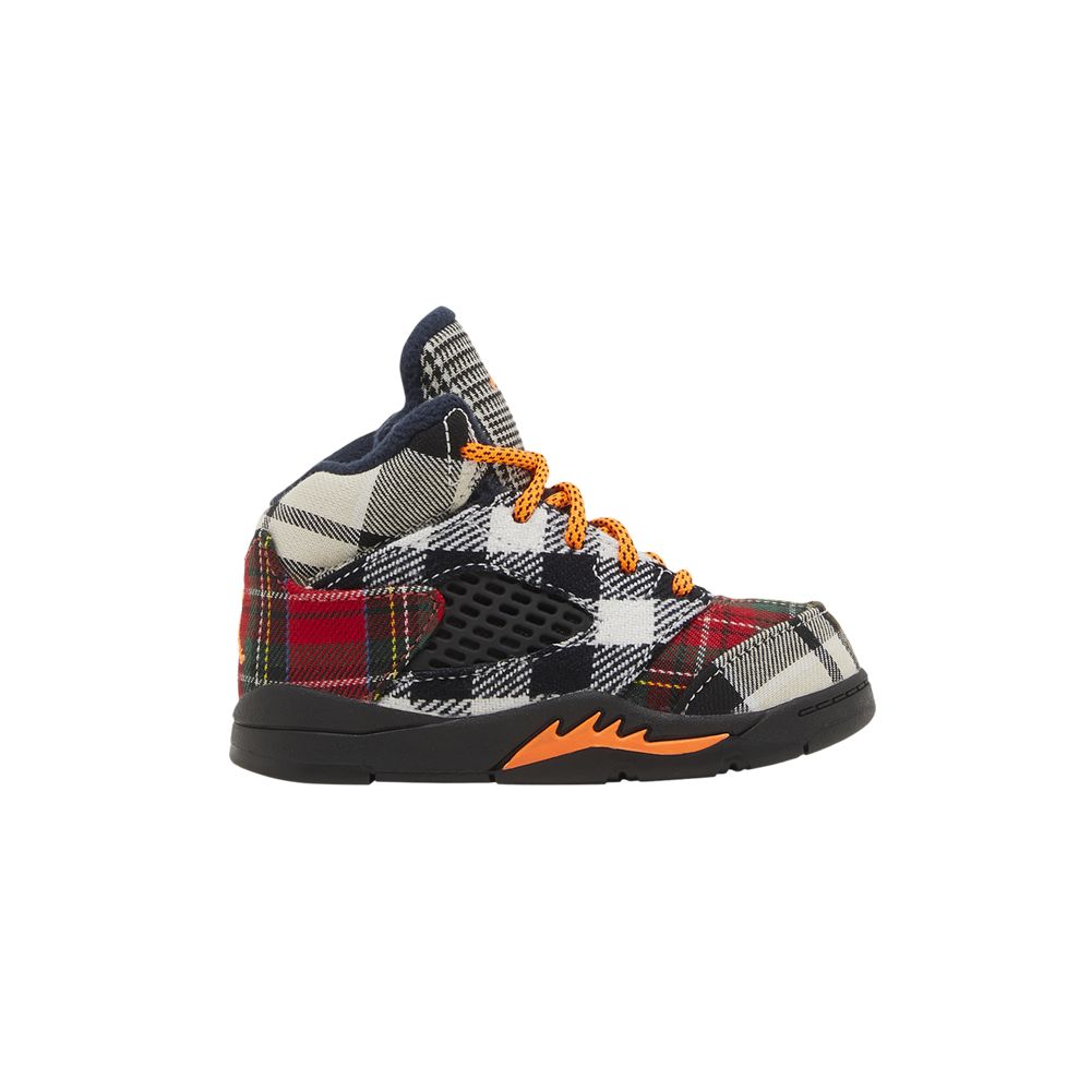 Air Jordan 5 Retro TD 'Plaid' | Multi-Color | Infant Size 9