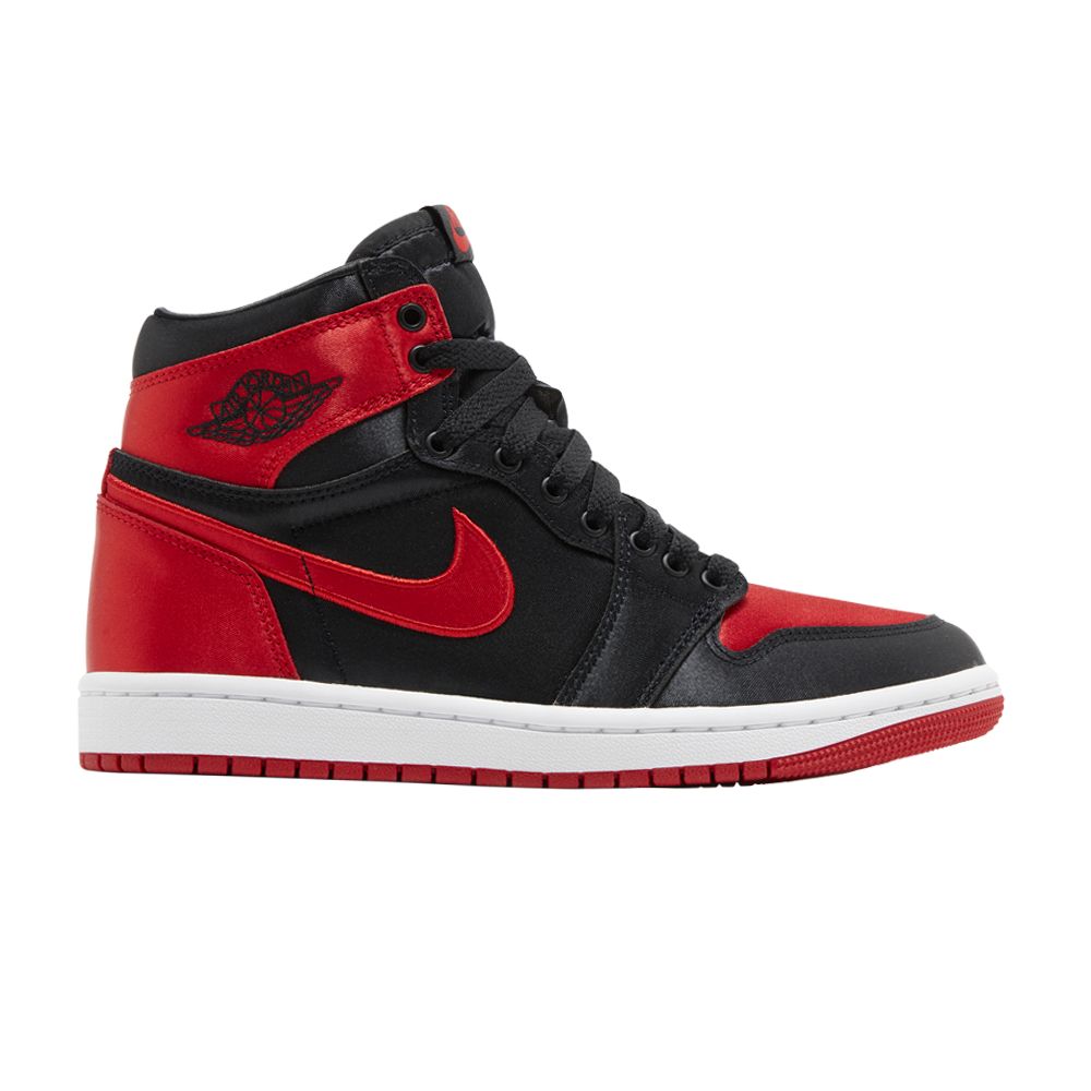 Pre-owned Air Jordan Wmns  1 Retro High Og 'satin Bred' 2023 In Red