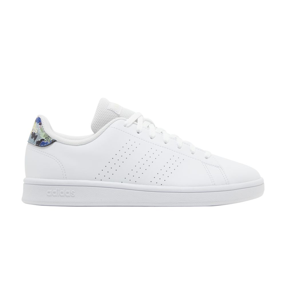 Pre-owned Adidas Originals Wmns Advantage Base Court 'white Floral'