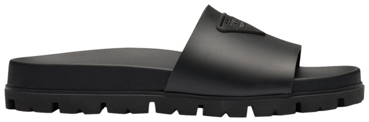 Buy Prada Rubber Slide Black 2X3085 3LKV F0002 GOAT CA