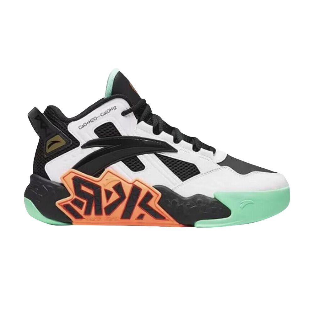 Pre-owned Anta Cement Bubble Big Kid 'black White Yellow' | Kid's Size 4