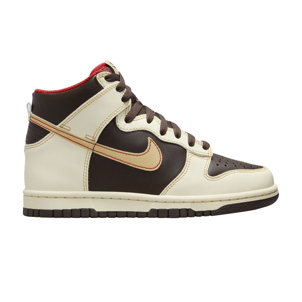 Pre-owned Nike Dunk High Gs 'baroque Brown' | Kid's Size 6.5
