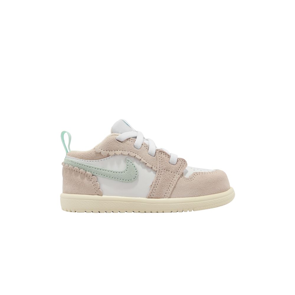 Pre-owned Air Jordan 1 Low Alt Se Td 'scalloped Edge' | Pink | Infant Size 10
