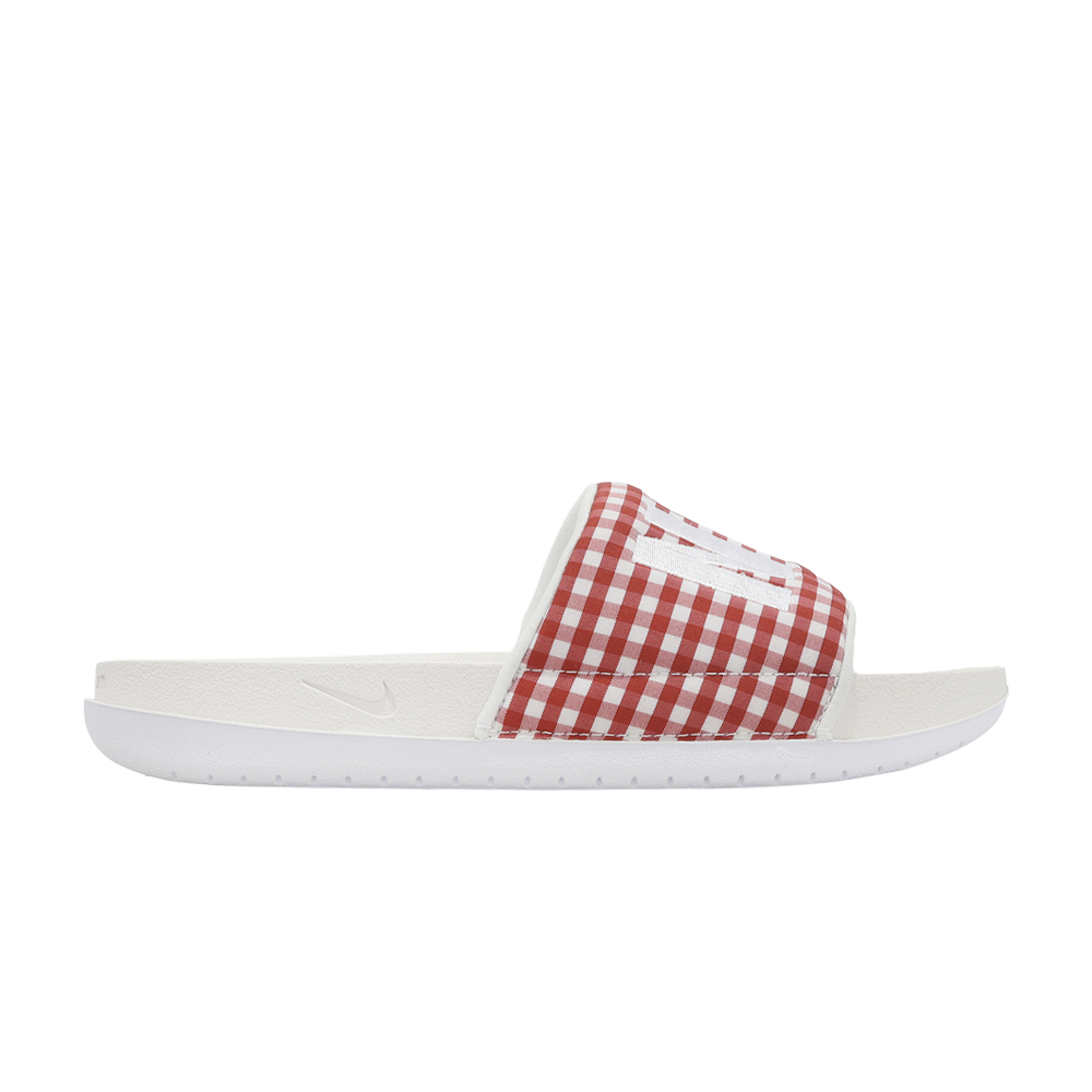Pre-owned Nike Wmns Offcourt Slide 'mystic Red Plaid'
