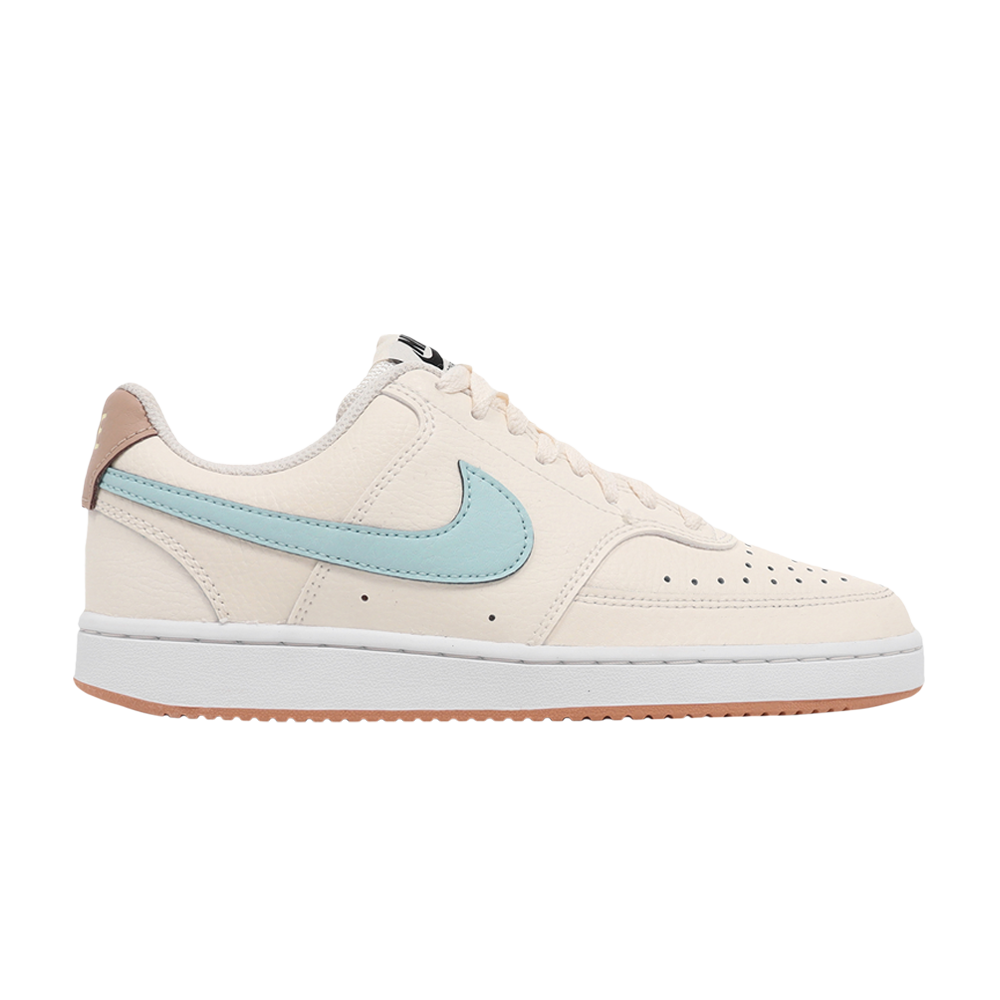 Pre-owned Nike Wmns Court Vision Low 'pale Ivory Jade Ice' In Cream