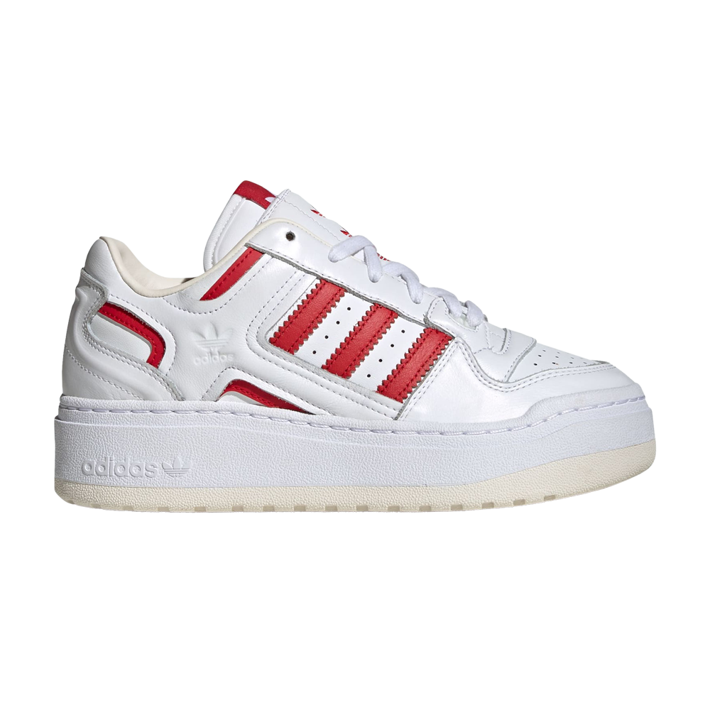 Pre-owned Adidas Originals Wmns Forum Xlg 'white Scarlet'
