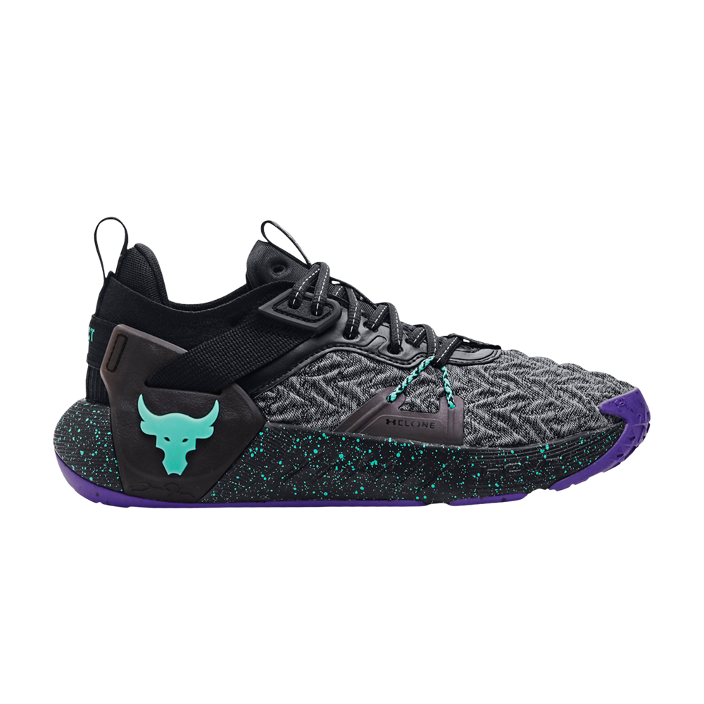 Pre-owned Under Armour Wmns Project Rock 6 'black Neptune'