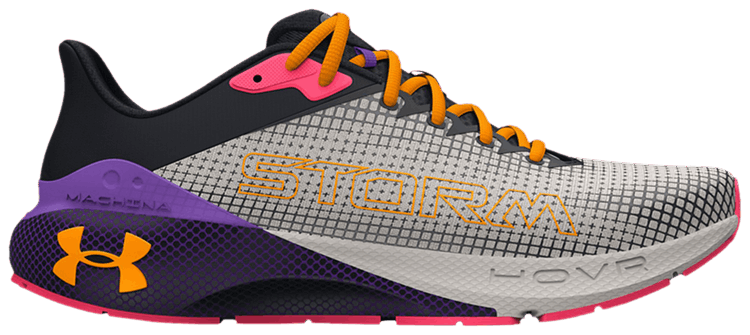 Under Armour Wmns HOVR Machina Storm   White Clay Formula Orange