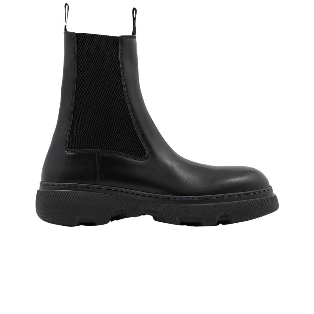 Pre-owned Burberry Creeper Chelsea Boot 'black'