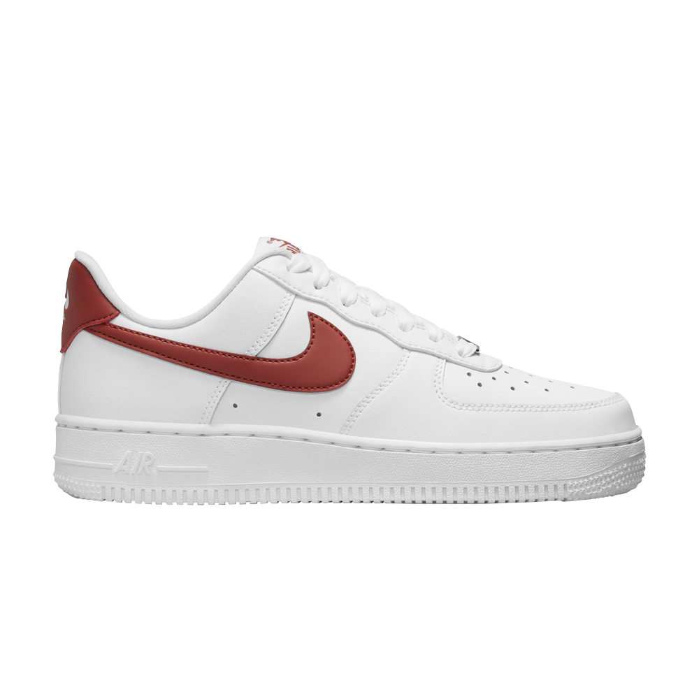 Pre-owned Nike Wmns Air Force 1 '07 'rugged Orange' In White