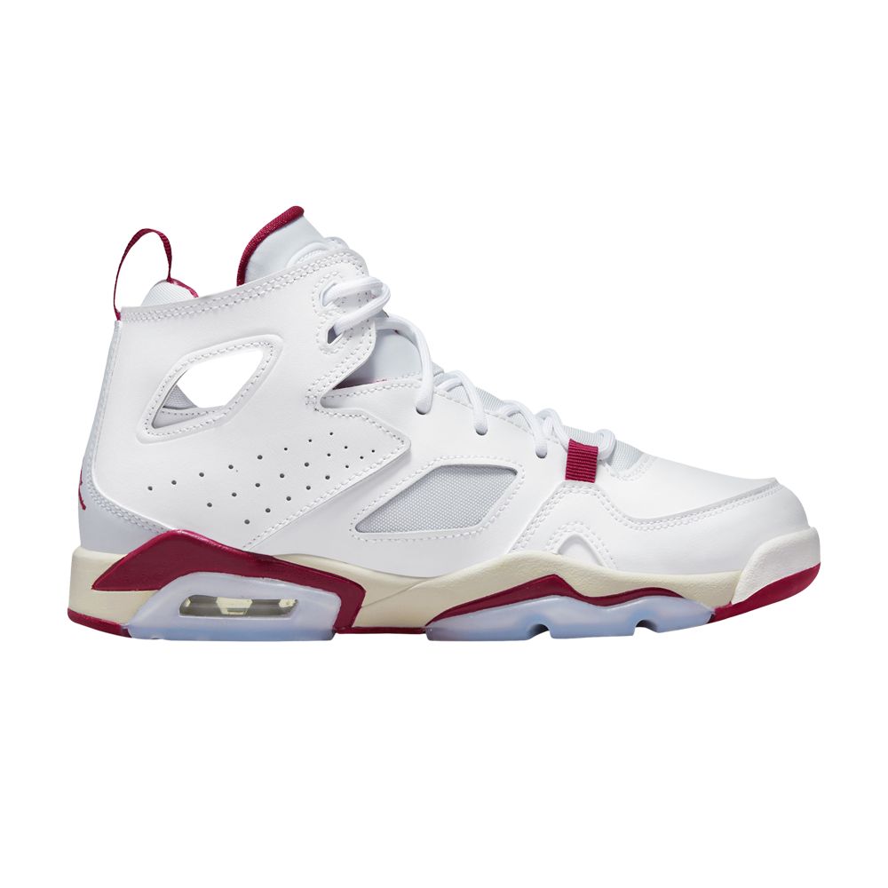 Pre-owned Air Jordan Jordan Flight Club 91 Gs 'white Mystic Hibiscus' | Kid's Size 4.5