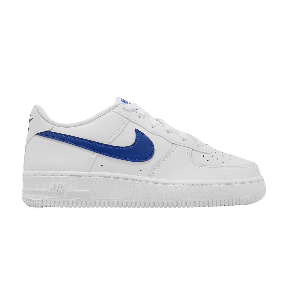 Pre-owned Nike Air Force 1 Gs 'white Hyper Royal' | Kid's Size 4