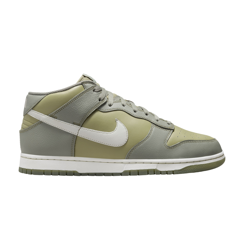 Pre-owned Nike Dunk Mid 'dark Stucco' In Green
