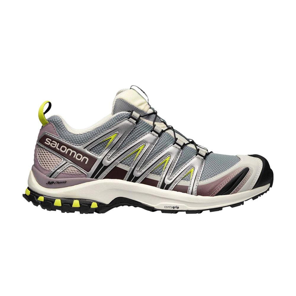 Pre-owned Salomon Xa Pro 3d 'quarry Lime Punch' In Grey