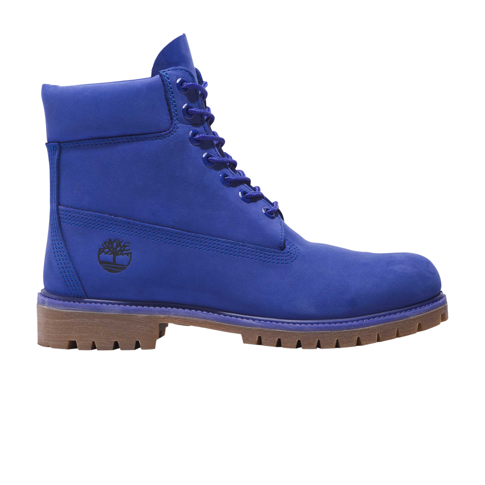 Pre-owned Timberland 6 Inch Premium Boot '50th Anniversary - Bright Blue'
