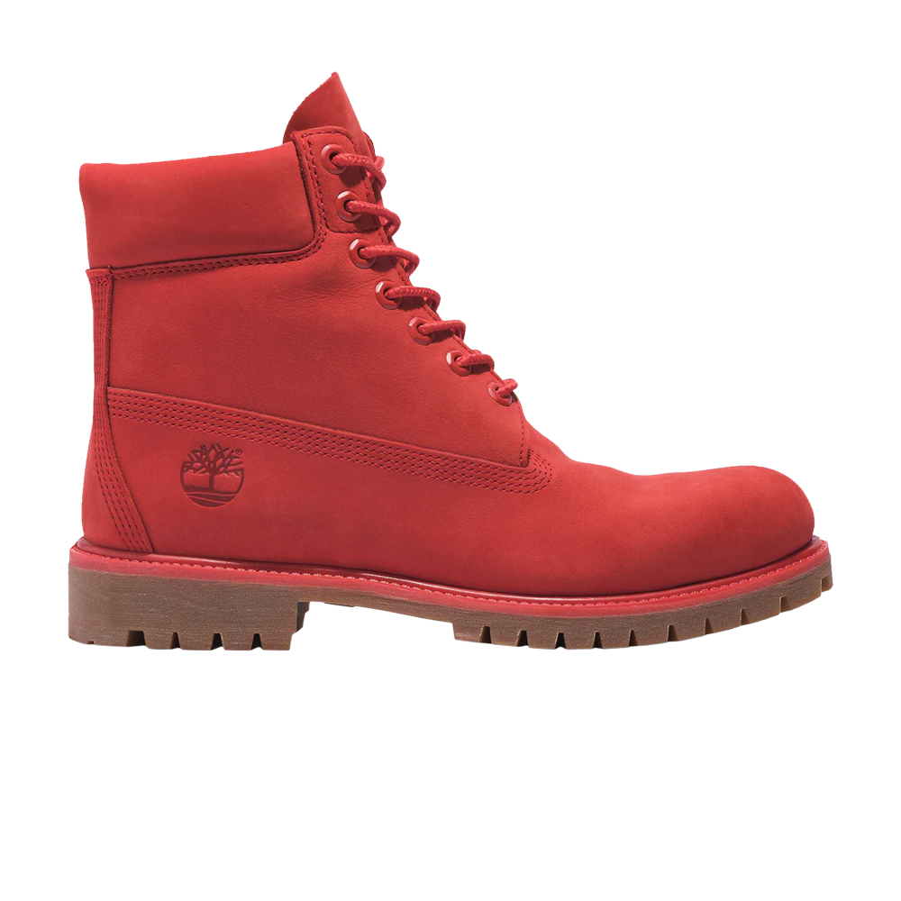 Pre-owned Timberland 6 Inch Premium Boot '50th Anniversary - Medium Red'