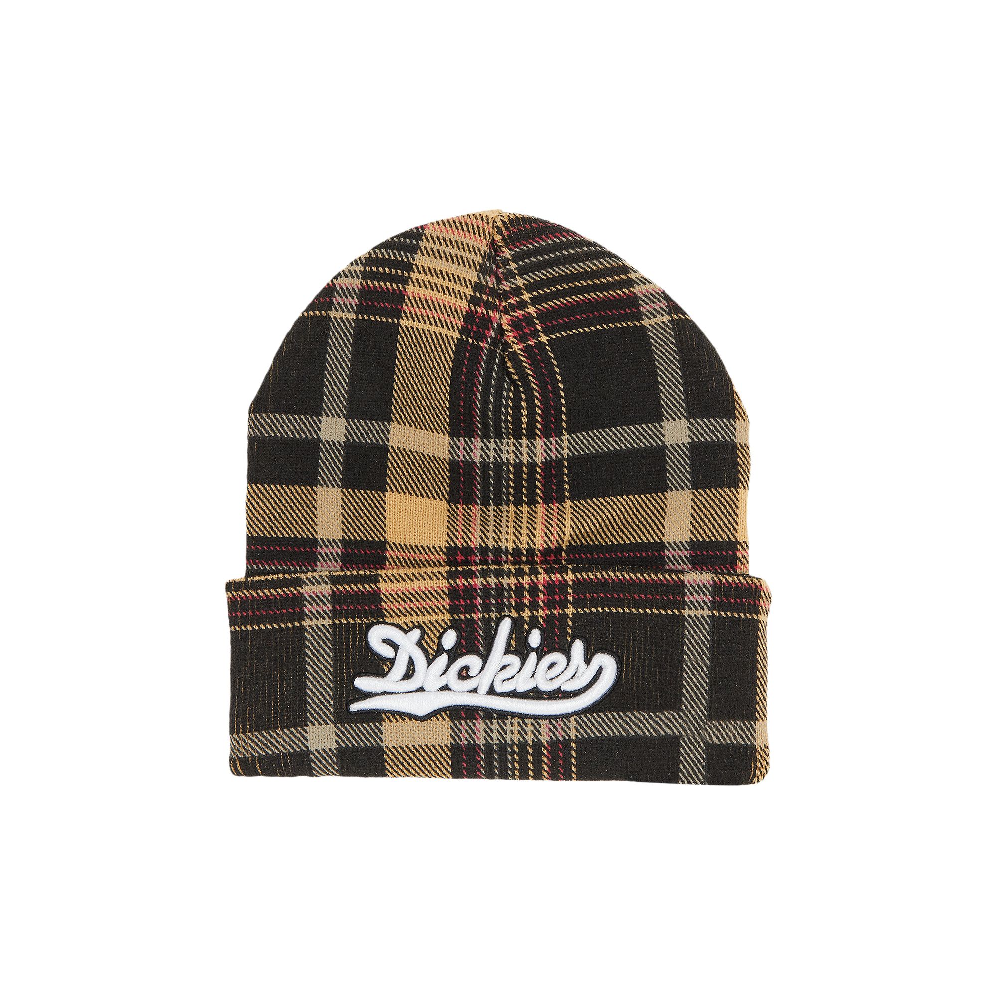 Pre-owned Supreme X Dickies Beanie 'black Plaid'